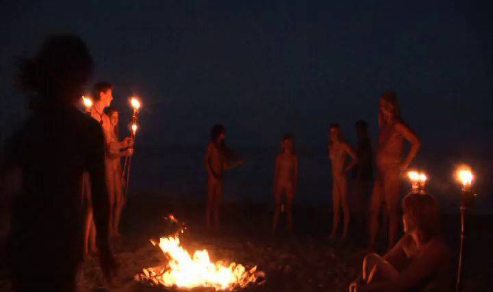 Fire Dance - Paint and Prance Russian Bare Nudist Videos - 1