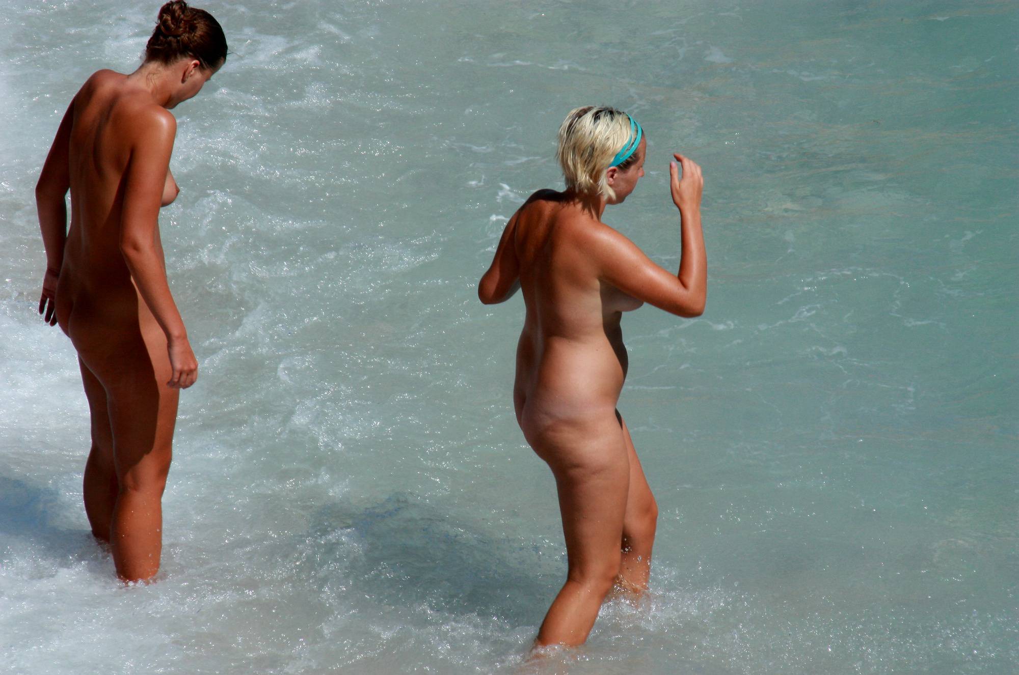 Nudist Beach Girl Waters - 2