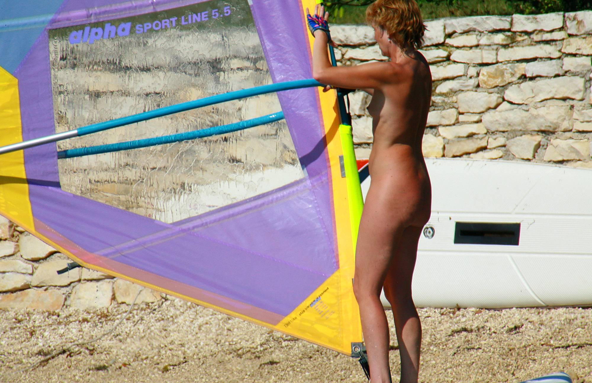 Family Naturism - Wind Surfing Is Excellent - 2
