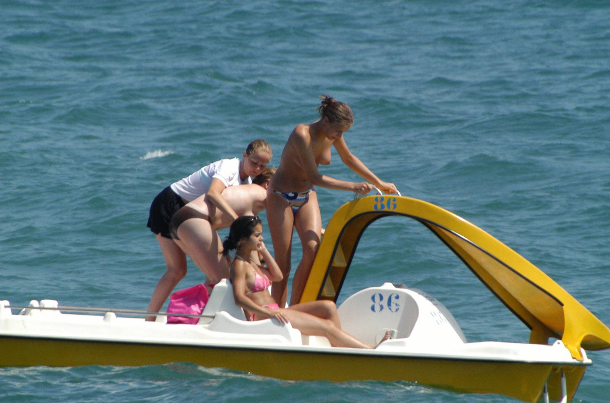Nudist Beach Water Rafts - Pure Family Nudism - 1