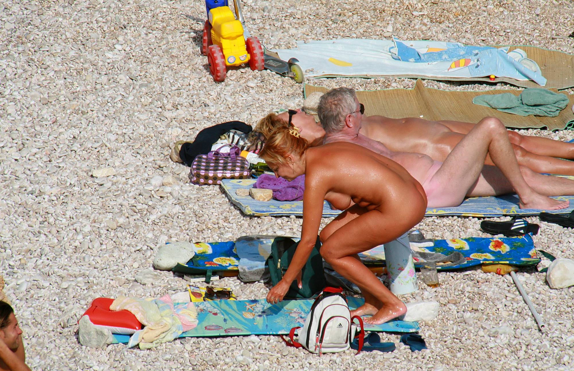 Young Naturists - Warm Sun Bathing Time - 3
